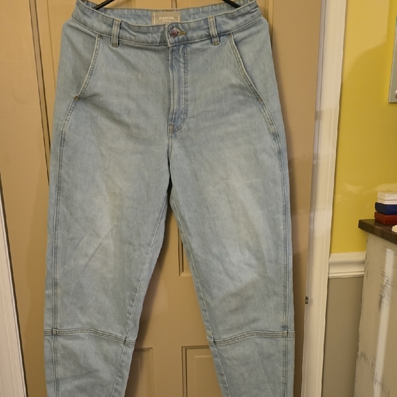 Light Blue Denim Jeans Barrel LEG jeans FROM EVERLANE SZ 28